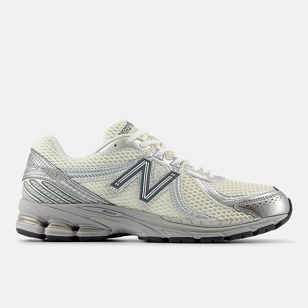 New Balance 860v2 Shoes Sea Salt with Harbor Grey and Raincloud